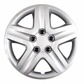 Coast2Coast 17", 5 Spoke, Silver, Plastic, Set Of 4 IWC43117S